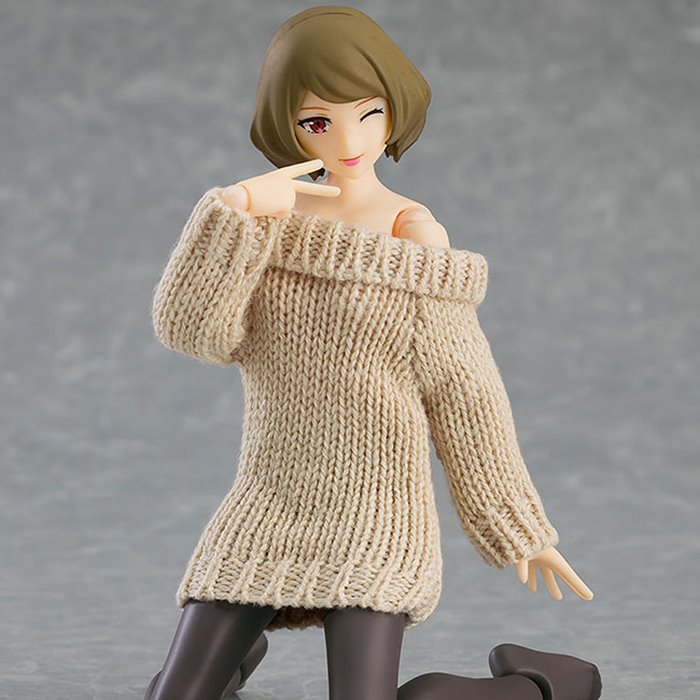 [23년5월 발매] 맥스팩토리 figma(피그마) Styles 오프숄더 스웨터 드레스 여성 body(치아키)